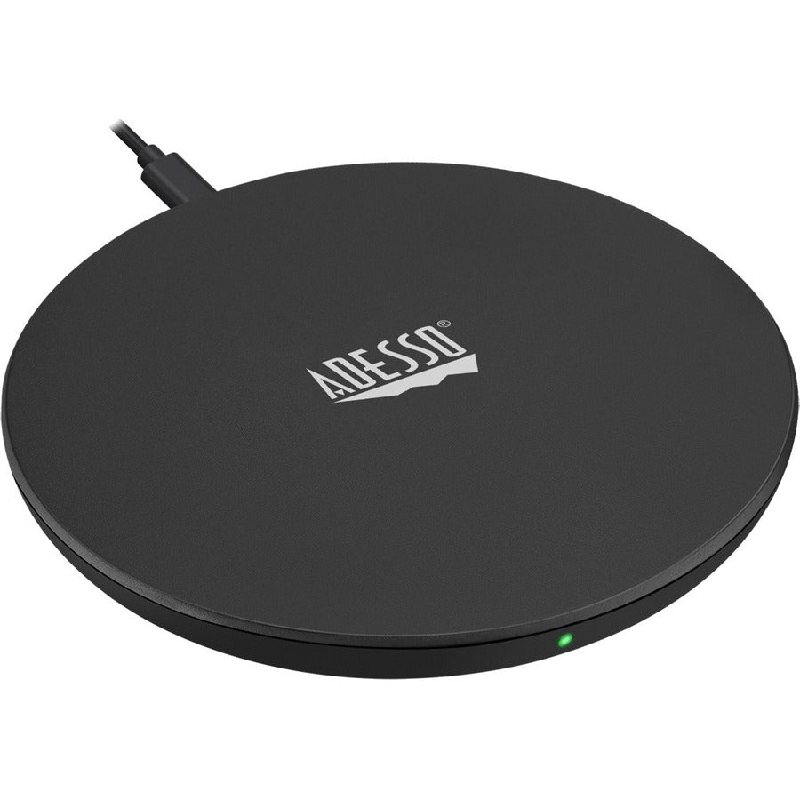 Alternate-Image3 Image for Adesso 10W Max Qi-Certified Disc-Style Wireless Charger