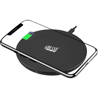Alternate-Image8 Image for Adesso 10W Max Qi-Certified Disc-Style Wireless Charger