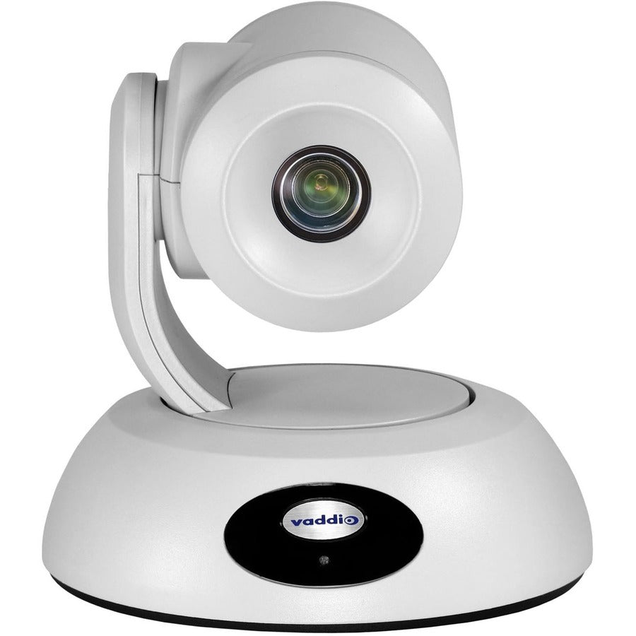 Front Image for Vaddio RoboSHOT 12E HDMI PTZ Camera - TAA Compliant - White
