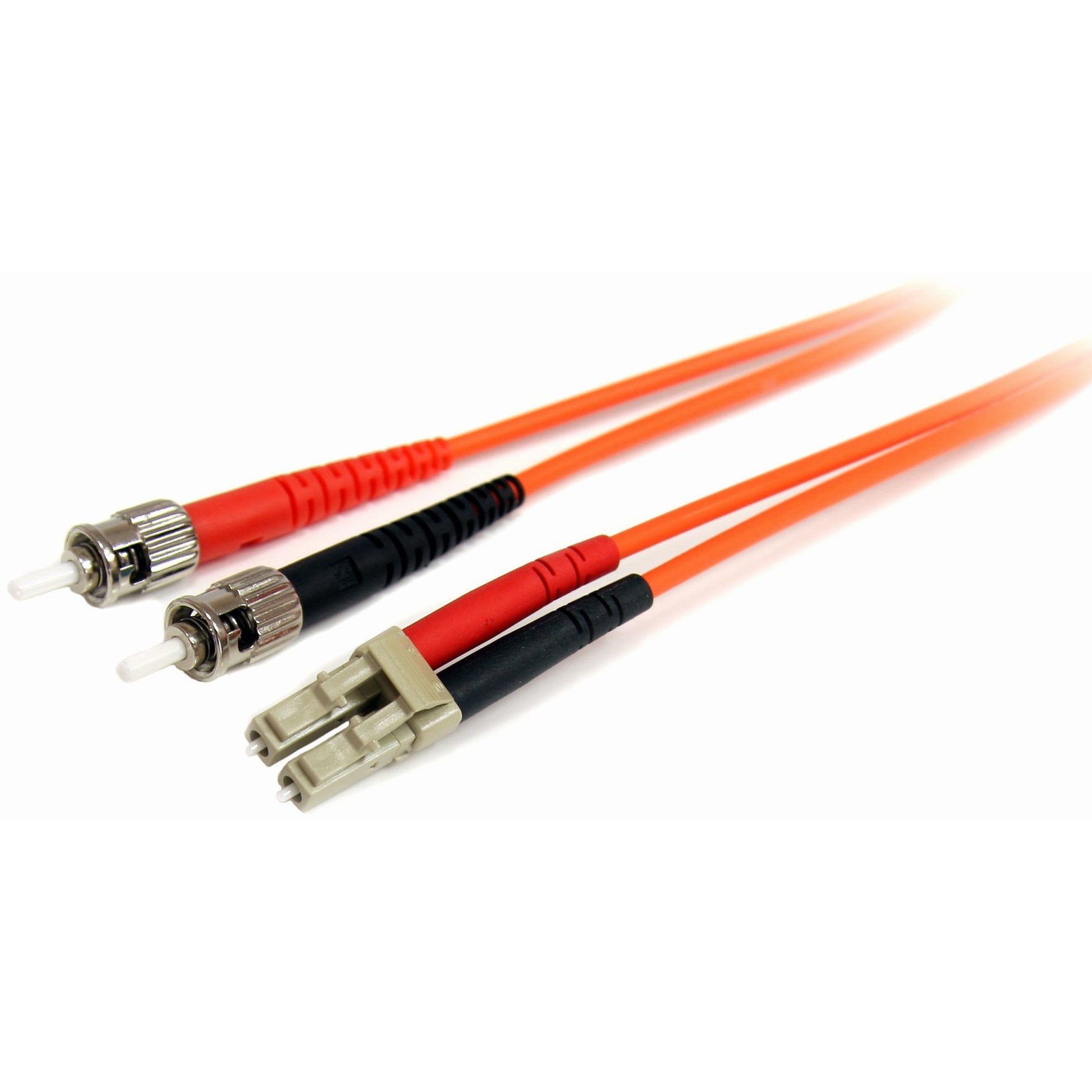 Main Image for StarTech.com 1m Fiber Optic Cable - Multimode Duplex 62.5/125 LSZH Fiber Jumper Cord - LC/ST