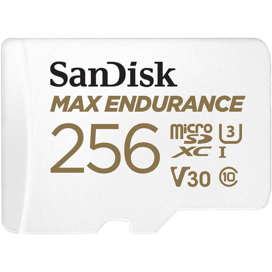 Main Image for SanDisk MAX ENDURANCE 256 GB Class 10/UHS-I (U3) microSDXC - 1