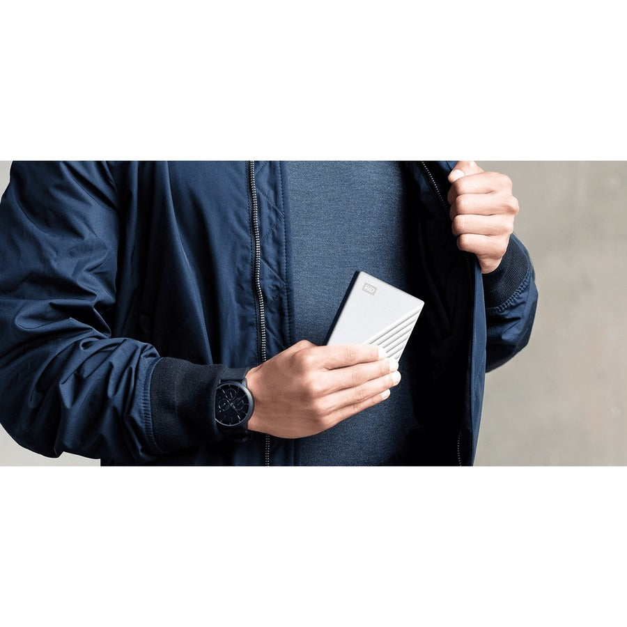 Alternate-Image8 Image for WD My Passport Ultra WDBPMV0050BSL 5 TB Portable Hard Drive - External - Silver