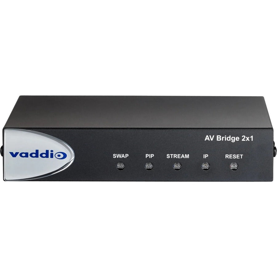Alternate-Image1 Image for Vaddio AV Bridge 2x1 Video and Audio Mixer for Video Conferencing - Black