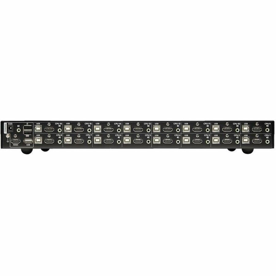 Alternate-Image1 Image for Eaton Tripp Lite Series 16-Port HDMI/USB KVM Switch with Audio/Video and USB Peripheral Sharing, 1U Rack-Mount, TAA