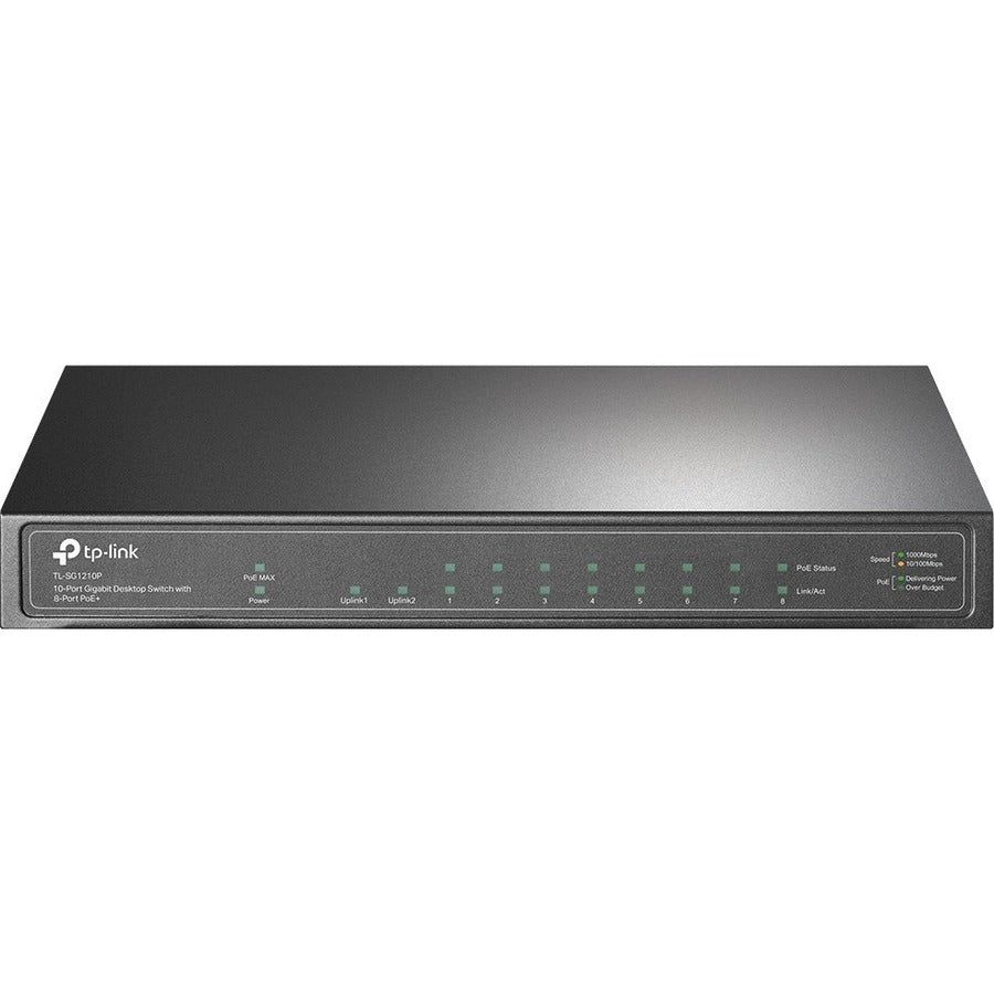 Main Image for TP-Link TL-SG1210P - 8-Port Gigabit PoE Switch