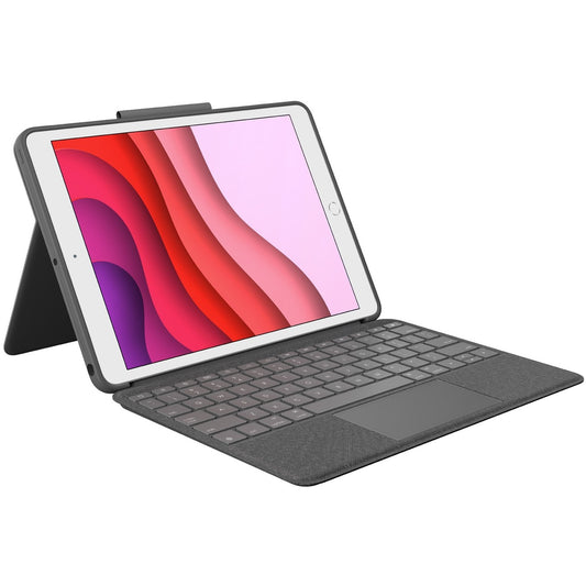 Main Image for Logitech Combo Touch Keyboard/Cover Case iPad (7th Generation), iPad (9th Generation), iPad (8th Generation) Tablet - Graphite