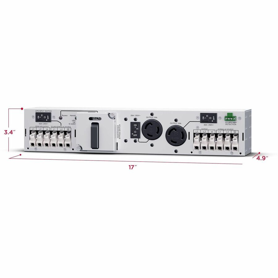 Alternate-Image3 Image for CyberPower MBP63A2 208 VAC 63A Maintenance Bypass