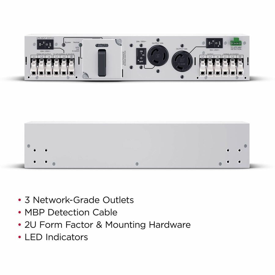 Alternate-Image2 Image for CyberPower MBP63A2 208 VAC 63A Maintenance Bypass