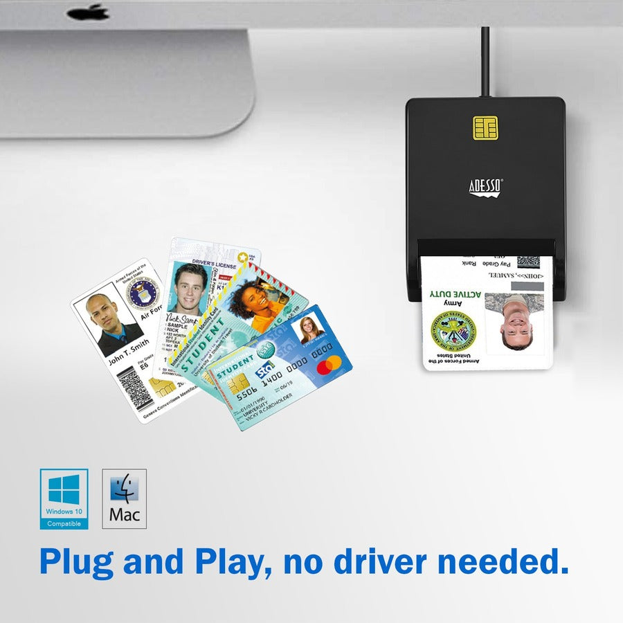 Alternate-Image7 Image for Adesso SCR-100 Smart Card Reader