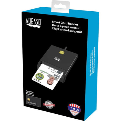 Alternate-Image4 Image for Adesso SCR-100 Smart Card Reader