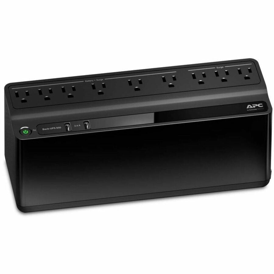 Right Image for APC Back-UPS 850VA, 120V, 2 USB charging ports, 9 NEMA outlets (3 surge)