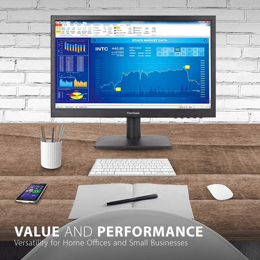Alternate-Image1 Image for ViewSonic VA1903H 19-Inch WXGA 1366x768p 16:9 Widescreen Monitor with Enhanced View Comfort, Custom ViewModes and HDMI for Home and Office