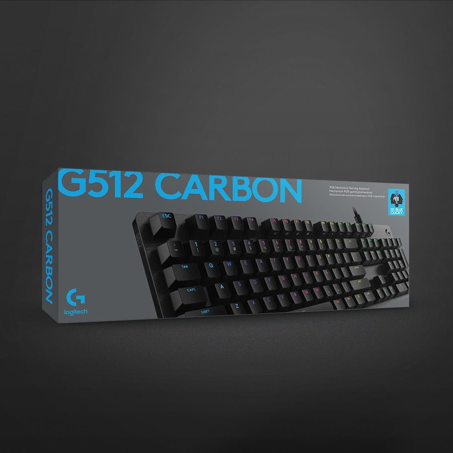 Alternate-Image8 Image for Logitech G512 RGB Mechanical Gaming Keyboard, GX Blue, USB Passthrough