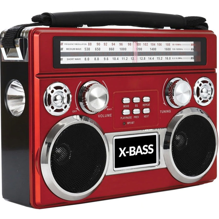 Alternate-Image1 Image for Supersonic Portable 3 Band Radio with Bluetooth and Flashlight