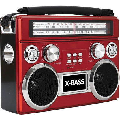 Alternate-Image1 Image for Supersonic Portable 3 Band Radio with Bluetooth and Flashlight