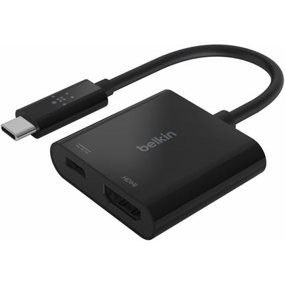 Main Image for Belkin USB-C to HDMI Video Adapter + Charging port up to 60W Power Delivery, 4k at 60Hz