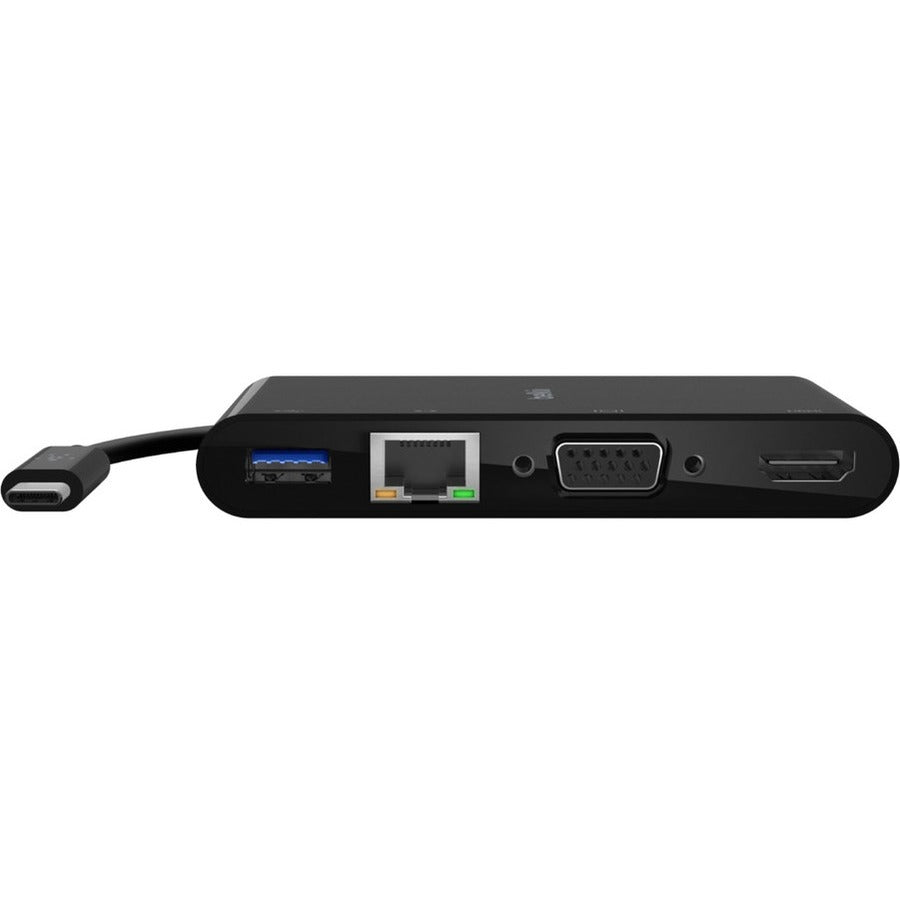 Main Image for Belkin USB-C Multiport Adapter, USB-C to HDMI - USB A 3.0 - VGA - Ethernet, up 4k Resolution