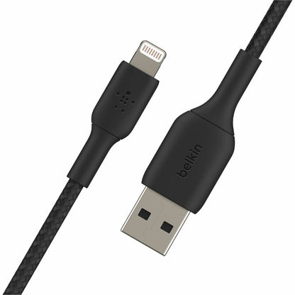 Alternate-Image2 Image for Belkin Braided Lightning to USB-A Cable (2m / 6.6ft, Black)