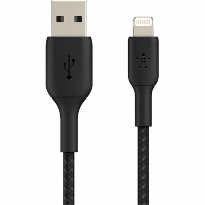 Alternate-Image4 Image for Belkin Braided Lightning to USB-A Cable (2m / 6.6ft, Black)