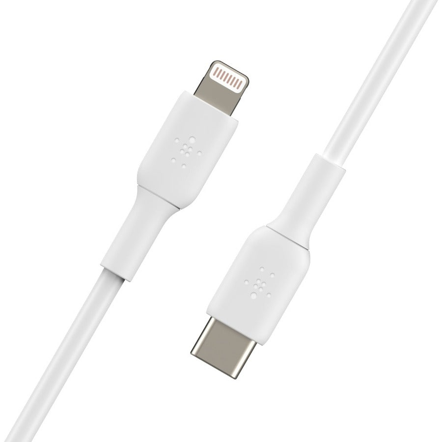 Alternate-Image2 Image for Belkin BoostCharge USB-C to Lightning Cable (1 meter / 3.3 foot, White)