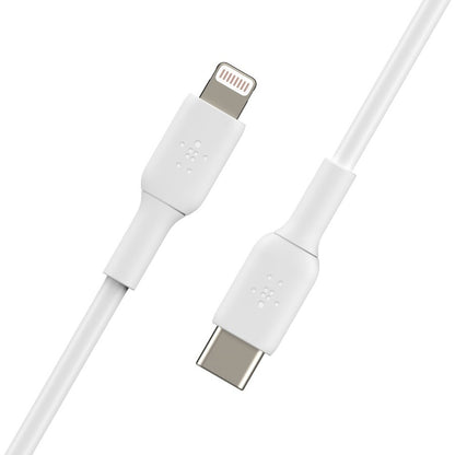 Alternate-Image2 Image for Belkin BoostCharge USB-C to Lightning Cable (1 meter / 3.3 foot, White)