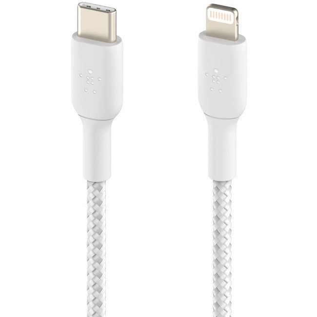Main Image for Belkin Braided USB-C to Lightning Cable (2m / 6.6ft, White)