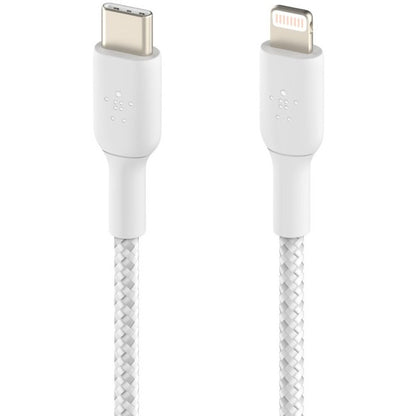 Main Image for Belkin Braided USB-C to Lightning Cable (2m / 6.6ft, White)