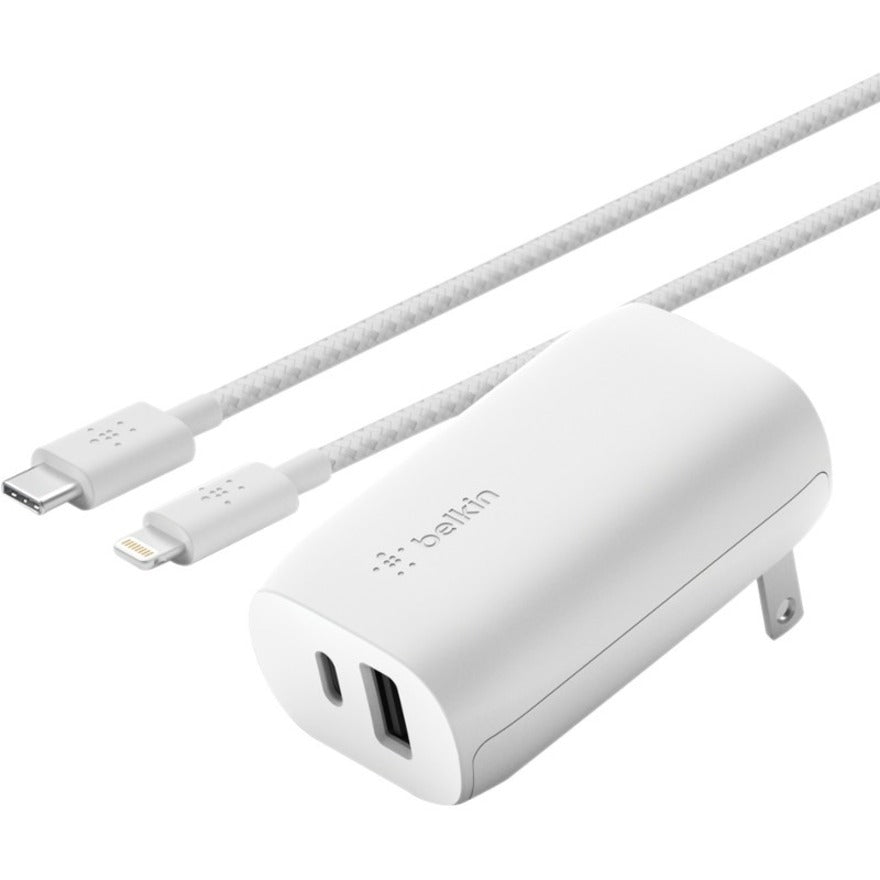 Alternate-Image7 Image for Belkin Braided USB-C to Lightning Cable (2m / 6.6ft, White)