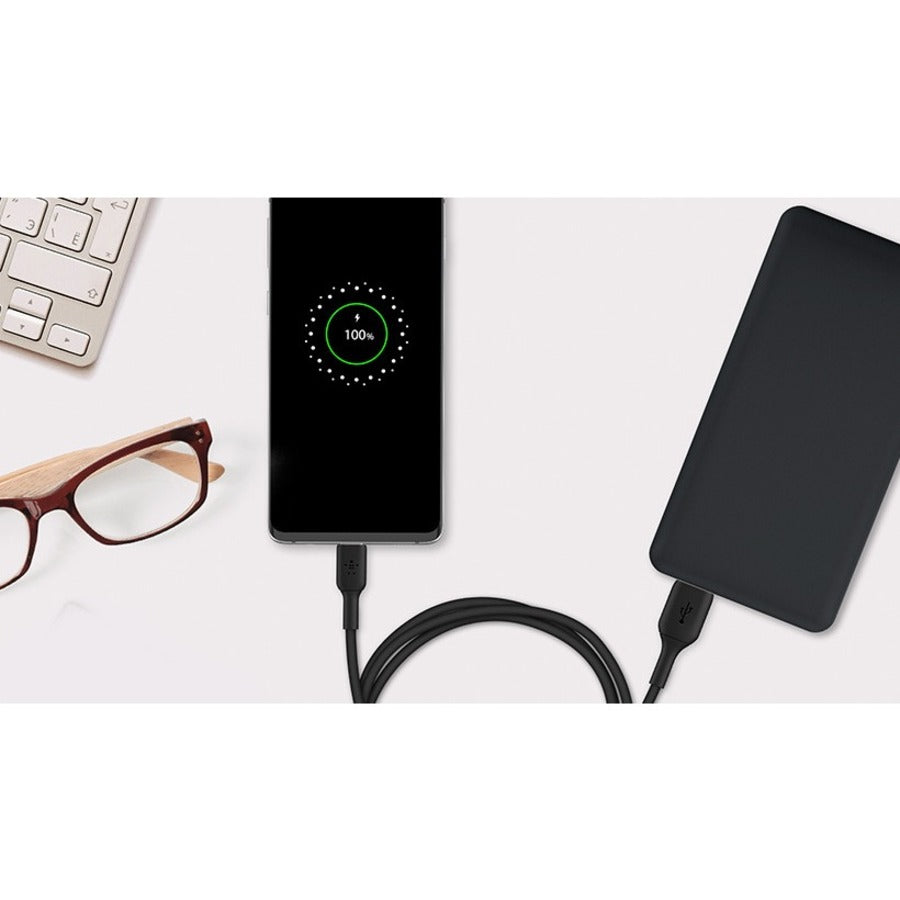 Alternate-Image5 Image for Belkin BoostCharge USB-C to USB-A Cable ( (2 meter / 6.6 foot, Black)