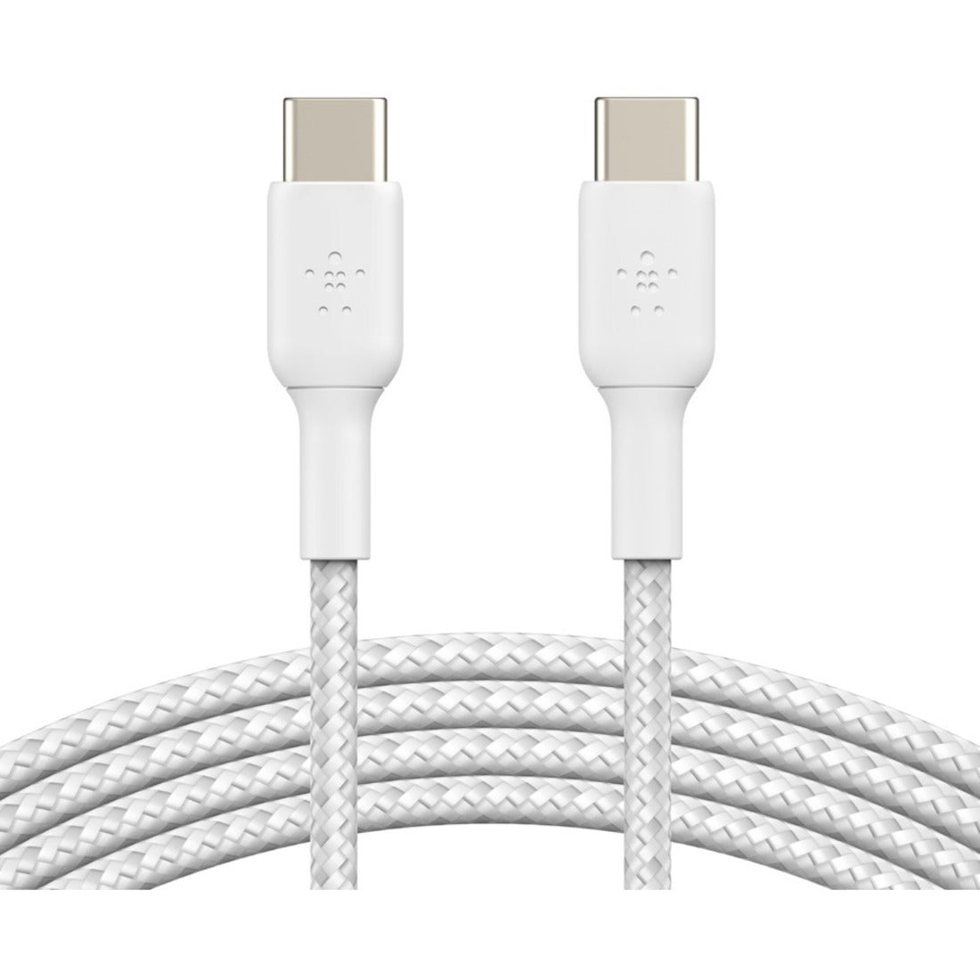 Main Image for Belkin Braided USB-C to USB-C Cable (1m / 3.3ft, White)