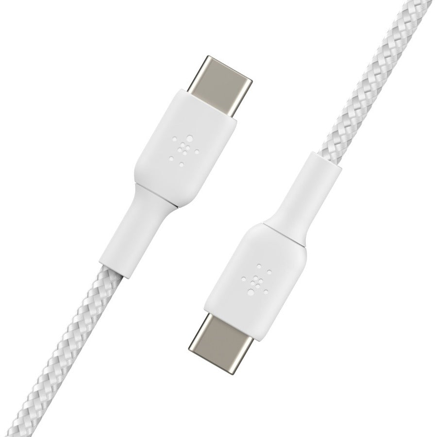 Alternate-Image3 Image for Belkin Braided USB-C to USB-C Cable (1m / 3.3ft, White)
