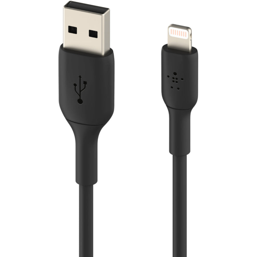Alternate-Image1 Image for Belkin BoostCharge Lightning to USB-A Cable (1 meter / 3.3 foot, Black)