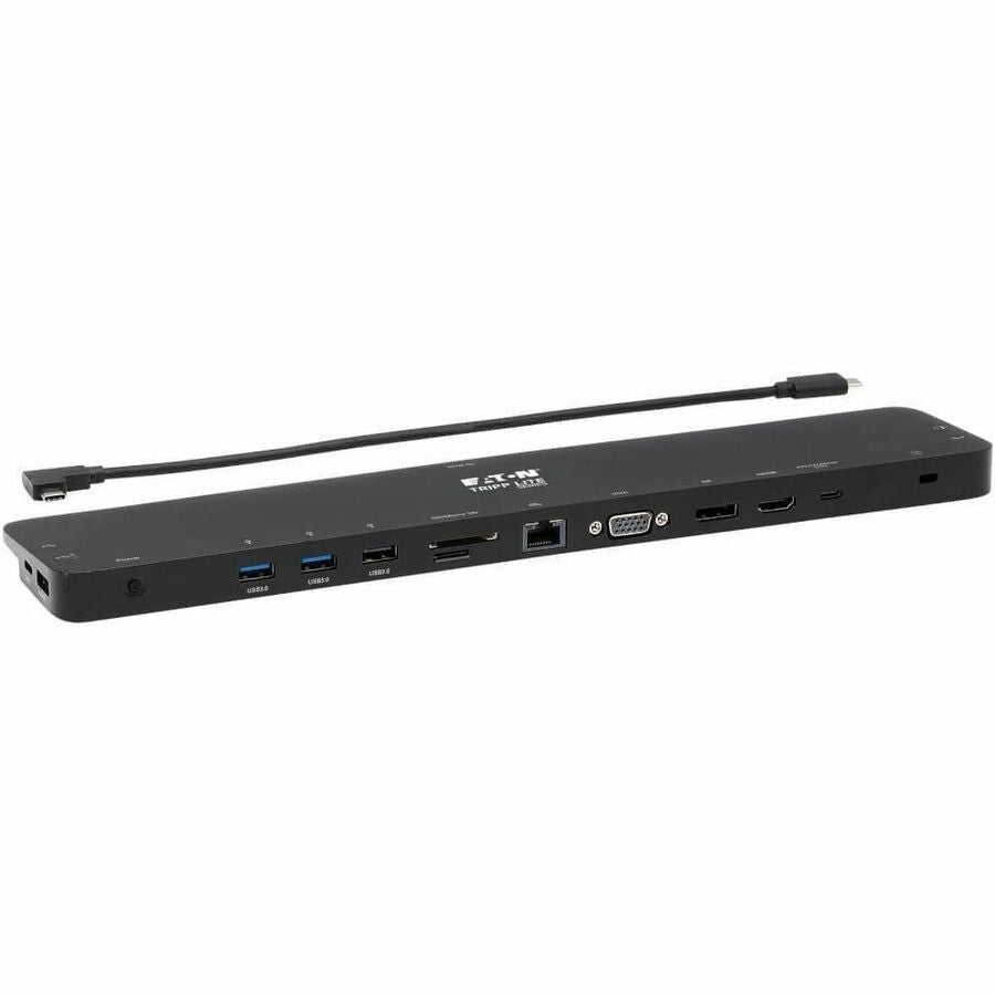Alternate-Image10 Image for Eaton Tripp Lite Series USB-C Dock, Triple Display - 4K HDMI & DP, VGA, USB 3.x (5Gbps) and USB 2.0 Hub Ports, GbE, 100W PD Charging