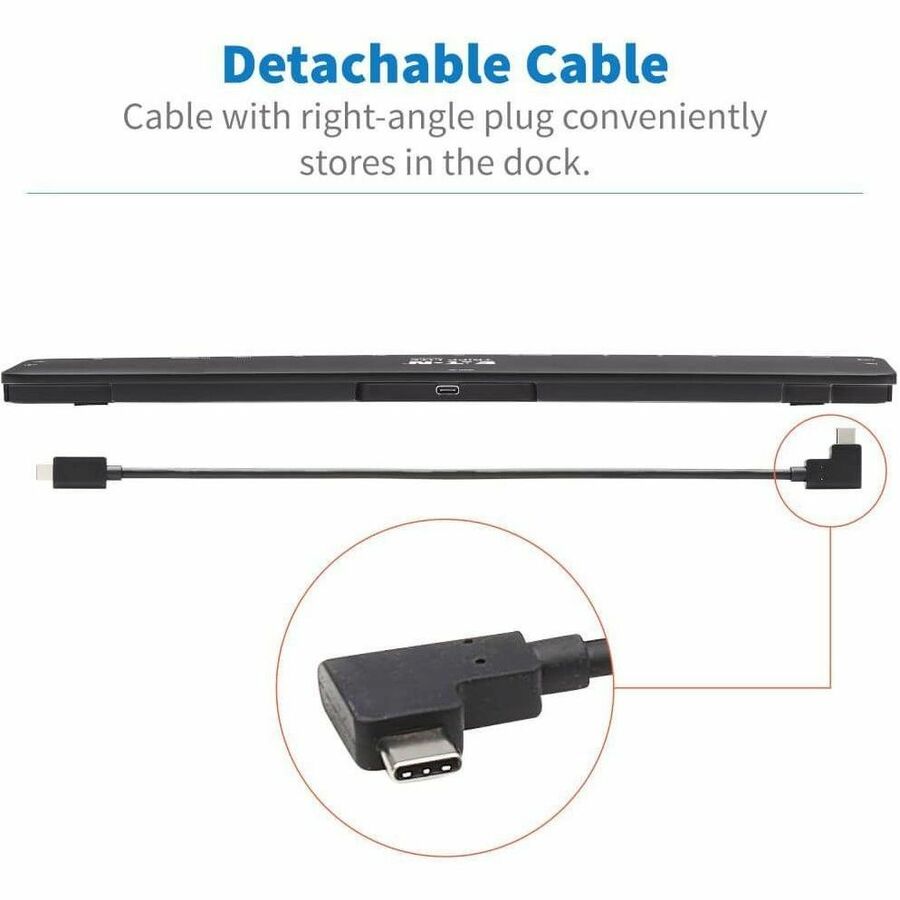 Alternate-Image5 Image for Eaton Tripp Lite Series USB-C Dock, Triple Display - 4K HDMI & DP, VGA, USB 3.x (5Gbps) and USB 2.0 Hub Ports, GbE, 100W PD Charging
