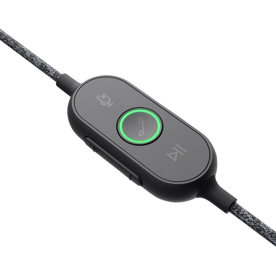 Alternate-Image3 Image for Logitech Zone Wired Noise Cancelling Headset, USB-C with USB-A adapter, graphite