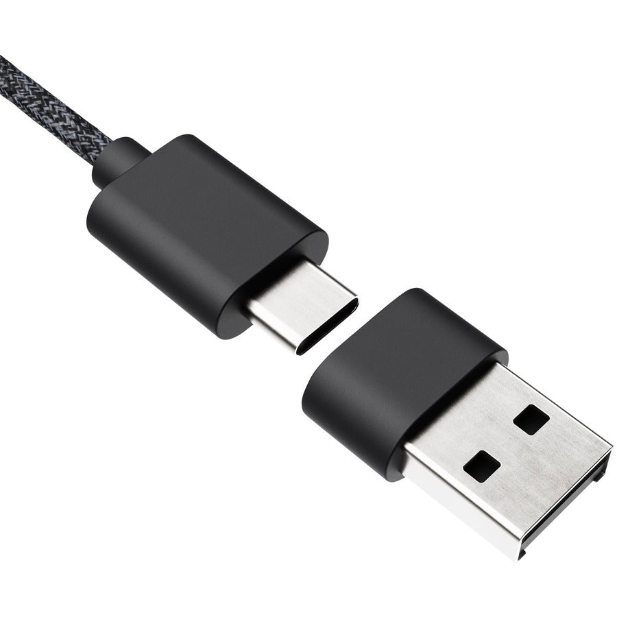 Alternate-Image4 Image for Logitech Zone Wired Noise Cancelling Headset, Certified for Microsoft Teams with advanced noise-canceling mic, USB-C with USB-A adapter, graphite.