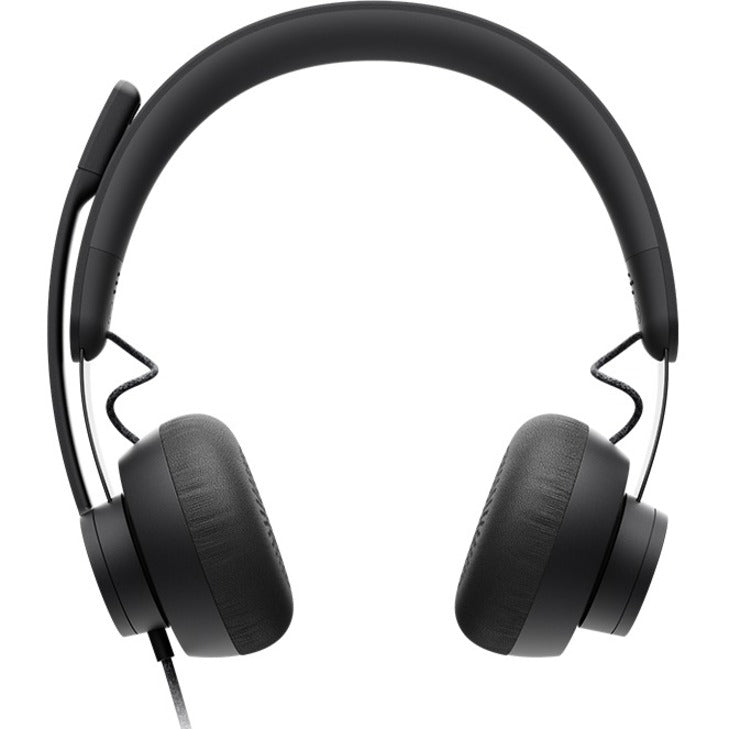 Alternate-Image9 Image for Logitech Zone Wired Noise Cancelling Headset, Certified for Microsoft Teams with advanced noise-canceling mic, USB-C with USB-A adapter, graphite.