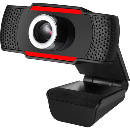 Alternate-Image10 Image for Adesso CyberTrack CyberTrack H3 Webcam - 1.3 Megapixel - 30 fps - Black, Red - USB 2.0