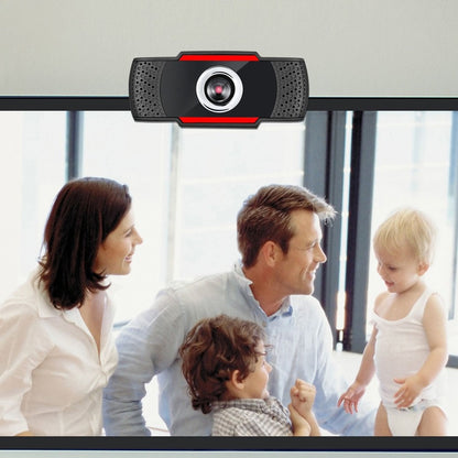 Alternate-Image3 Image for Adesso CyberTrack CyberTrack H3 Webcam - 1.3 Megapixel - 30 fps - Black, Red - USB 2.0