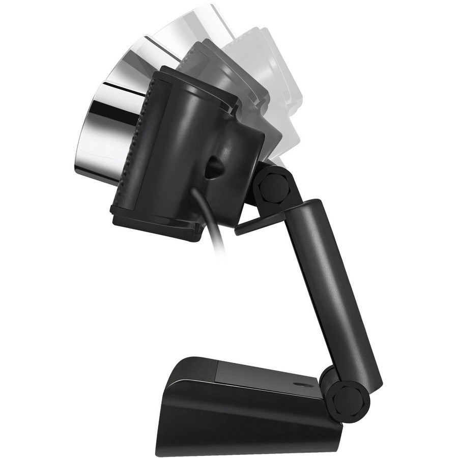 Left Image for Adesso CyberTrack CyberTrack H3 Webcam - 1.3 Megapixel - 30 fps - Black, Red - USB 2.0