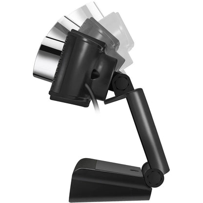 Left Image for Adesso CyberTrack CyberTrack H3 Webcam - 1.3 Megapixel - 30 fps - Black, Red - USB 2.0