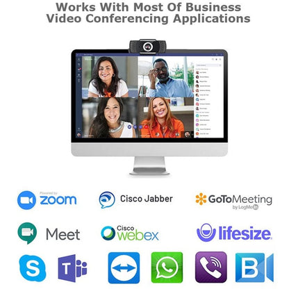 Alternate-Image8 Image for Adesso CyberTrack H4 1080P USB Webcam - 2.1 Megapixel - 30 fps - Manual Focus-Tripod Mount