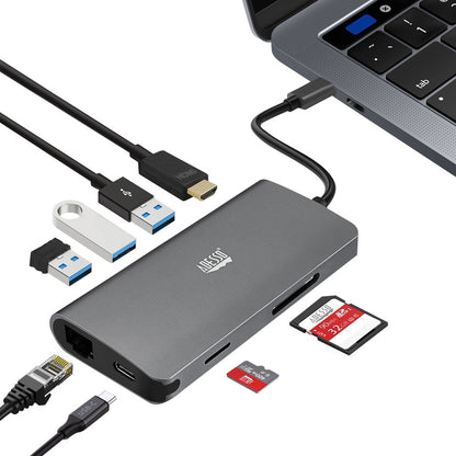Alternate-Image7 Image for Adesso 8-in-1 USB-C Multi-Port Docking Station (TAA Compliant)
