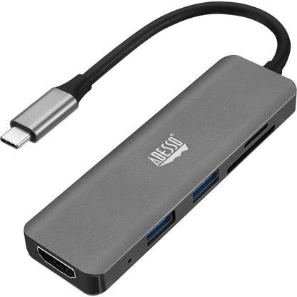Main Image for Adesso 6-in-1 USB-C Multi-Port Docking Station (TAA Compliant)