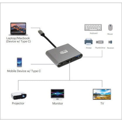 Alternate-Image6 Image for Adesso 3-IN-1 USB-C Multi-Port Docking Station (TAA Compliant)