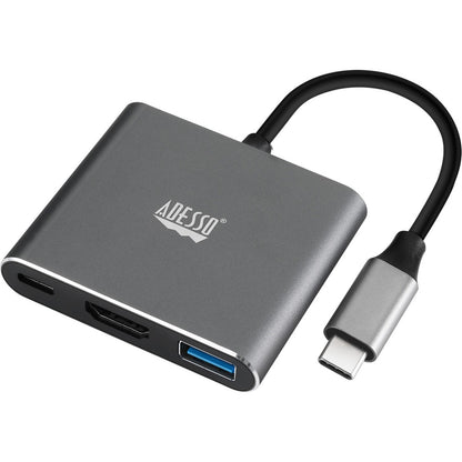 Main Image for Adesso 3-IN-1 USB-C Multi-Port Docking Station (TAA Compliant)