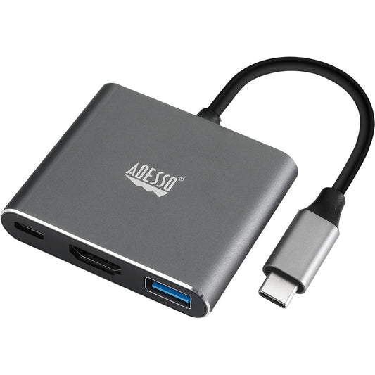 Main Image for Adesso 3-IN-1 USB-C Multi-Port Docking Station (TAA Compliant)