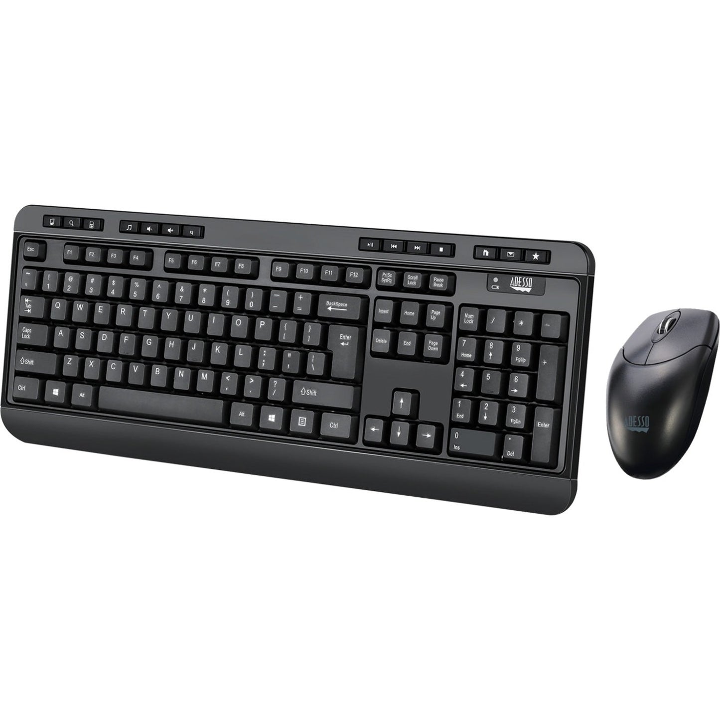 Main Image for Adesso WKB-1320CB Antimicrobial Wireless Desktop Keyboard and Mouse
