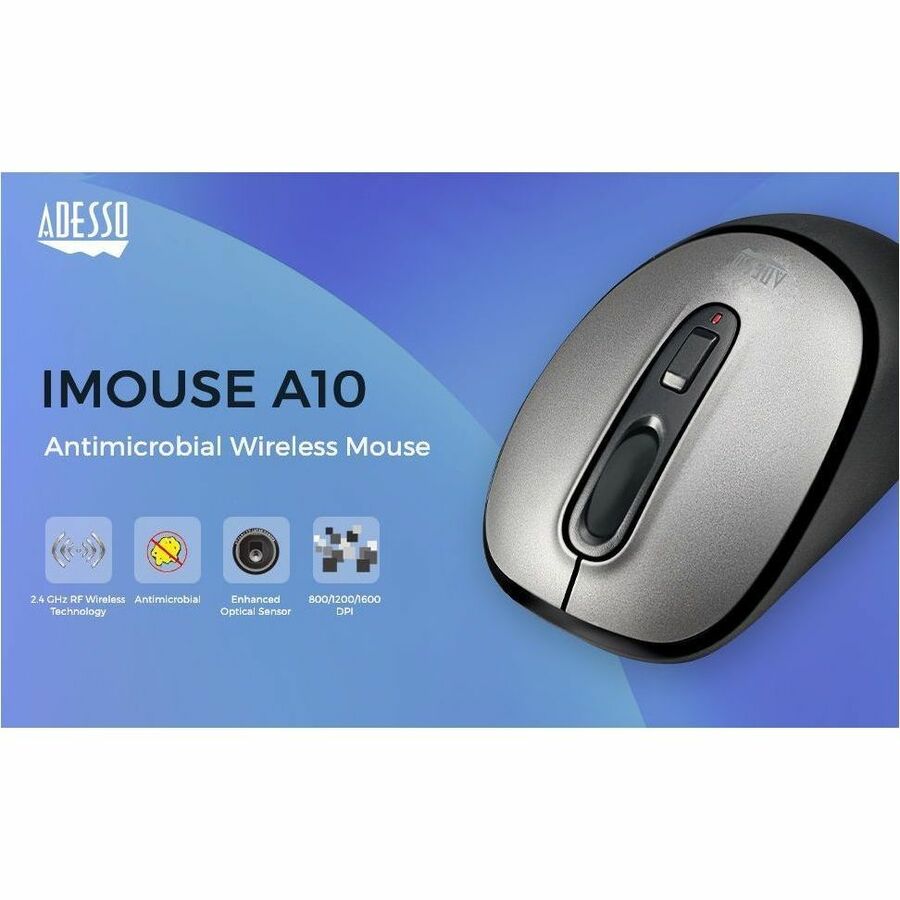 Alternate-Image9 Image for Adesso Antimicrobial Wireless Mouse