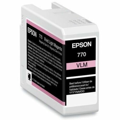 Main Image for Epson UltraChrome Pro10 770 Original Inkjet Ink Cartridge - Vivid Light Magenta Pack